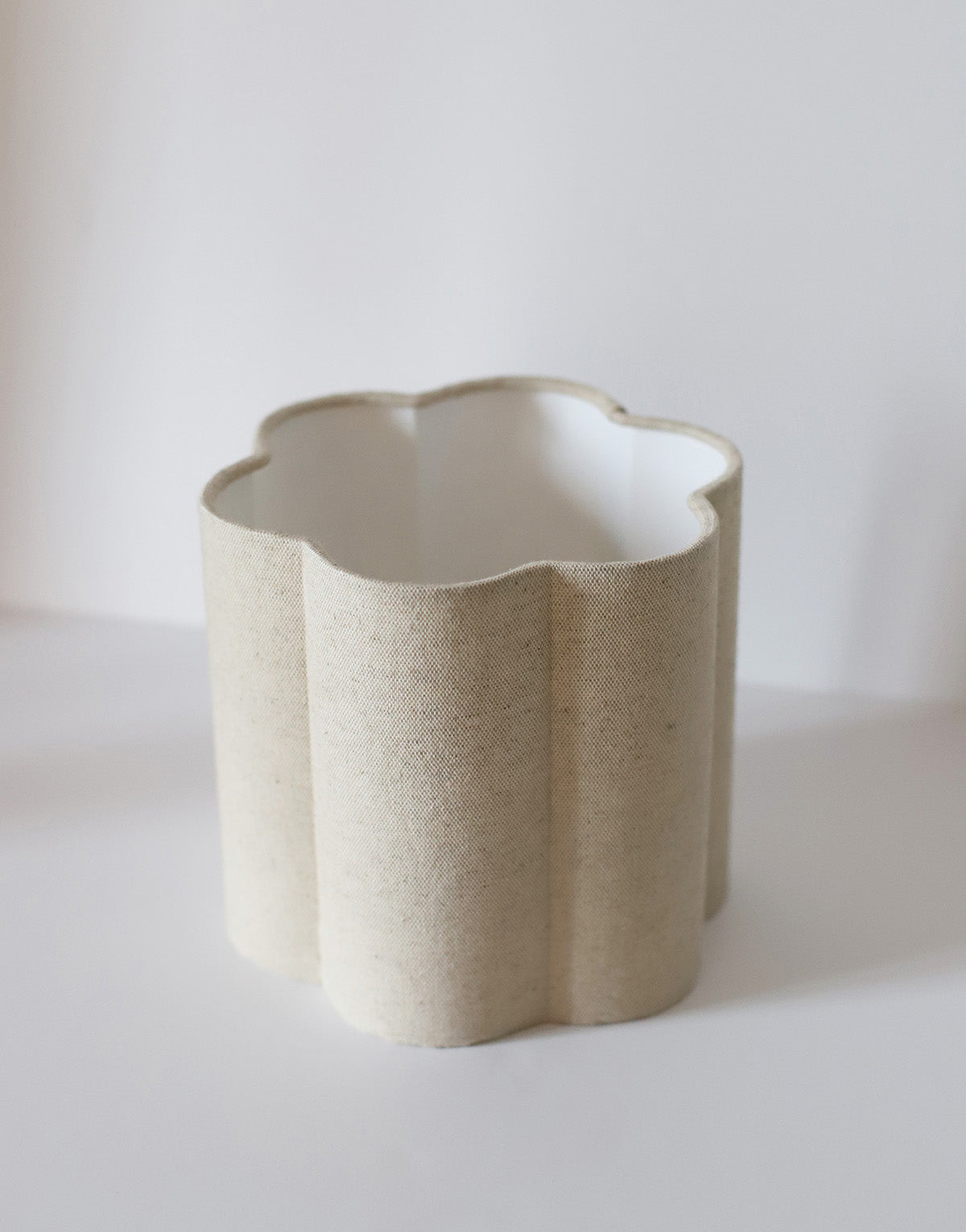 Abat-jour forme fleur uni Flora "classic"
