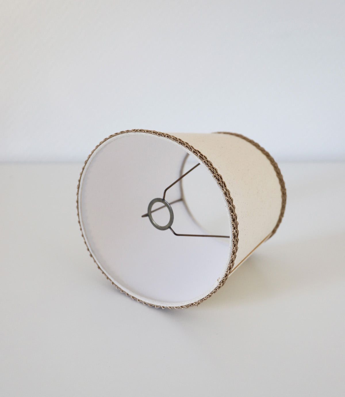 Lampe à poser, pied en céramique "oiseau" années 50