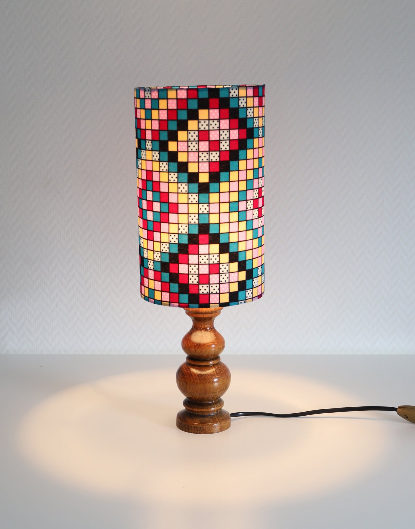 Lampes de chevet abat-jour imprimé