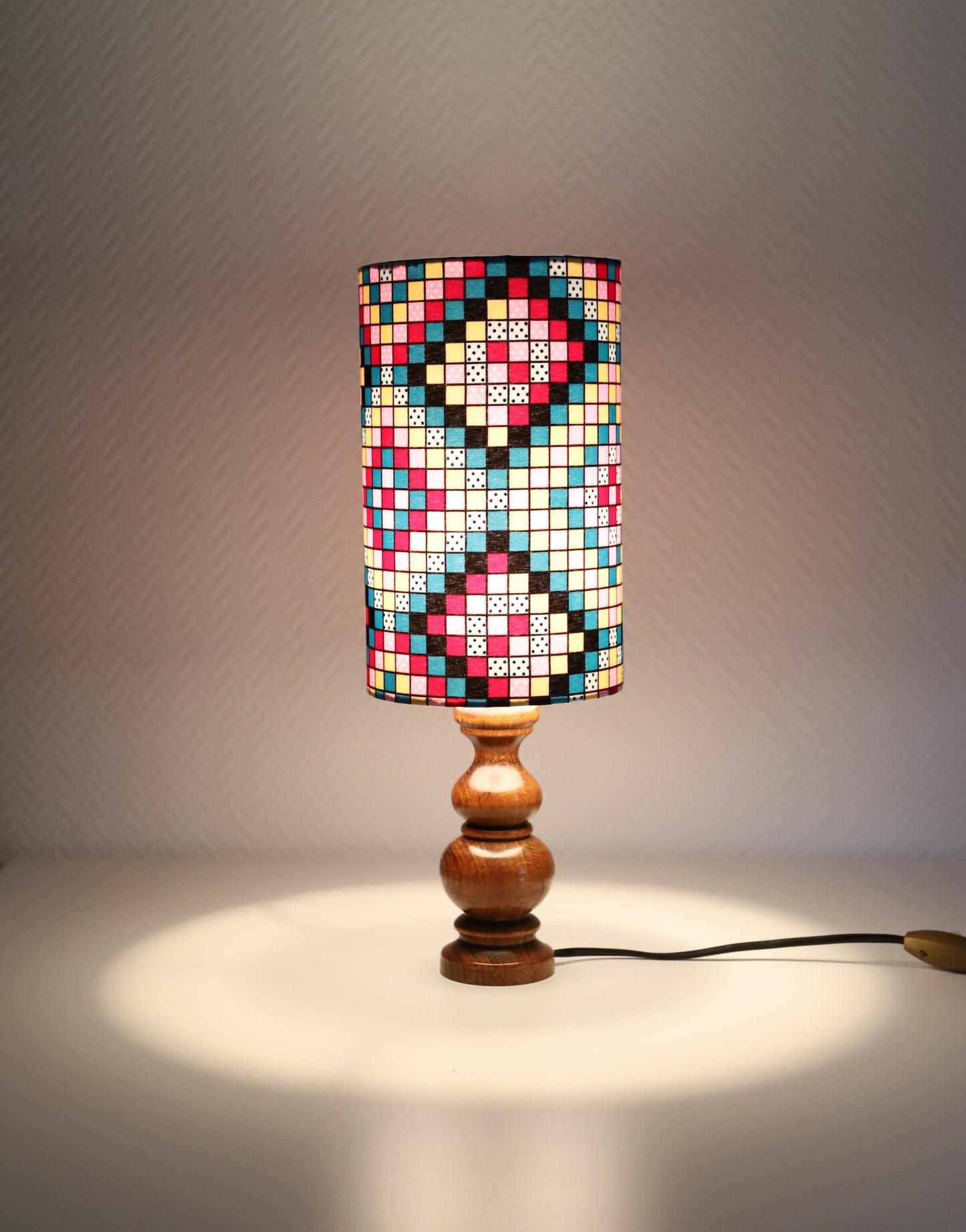 Lampes de chevet abat-jour imprimé
