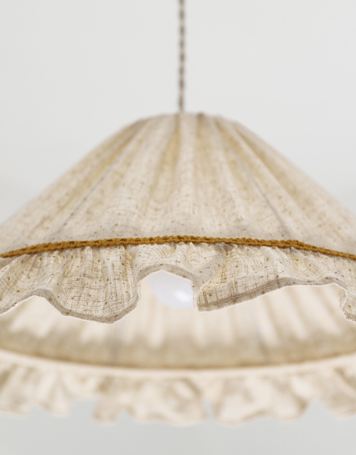 Suspension conique avec volant Emilia "classic dots"
