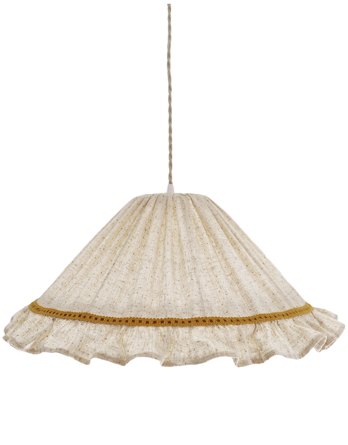 Suspension conique avec volant Emilia "classic dots"