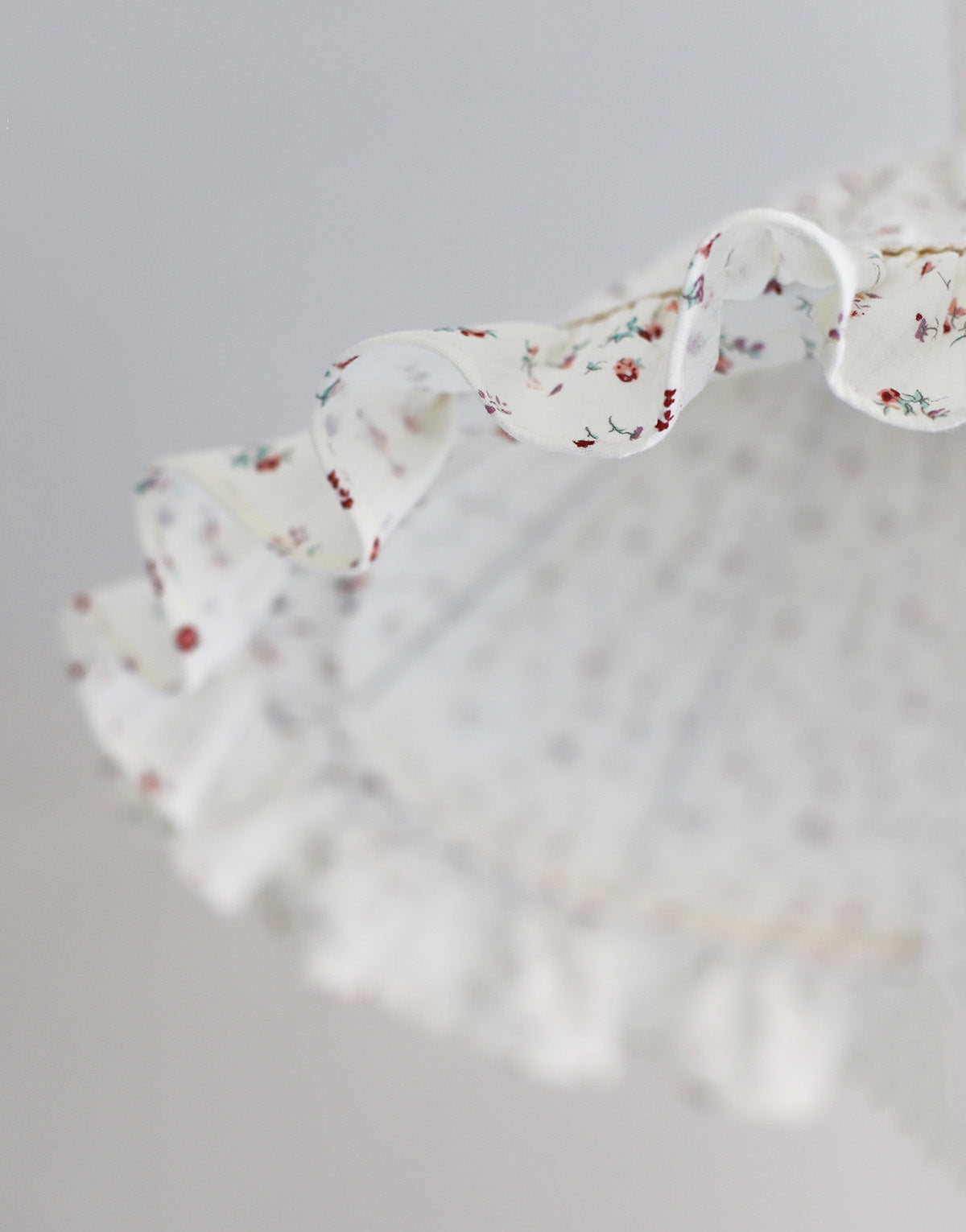 Suspension conique avec volant Emilia "tiny flowers"