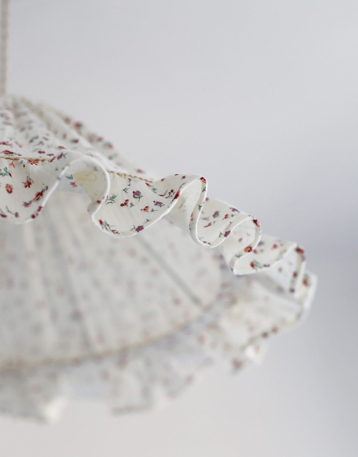 Suspension conique avec volant Emilia "tiny flowers"