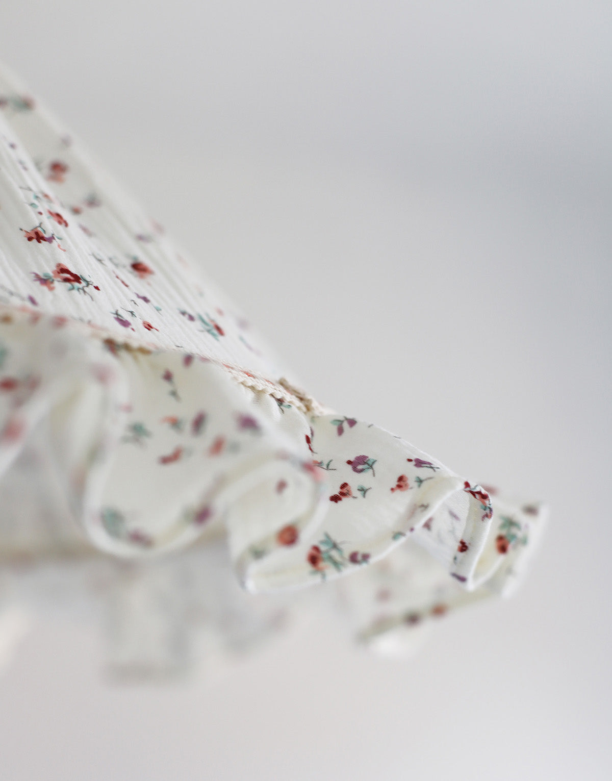 Suspension conique avec volant Emilia "tiny flowers"