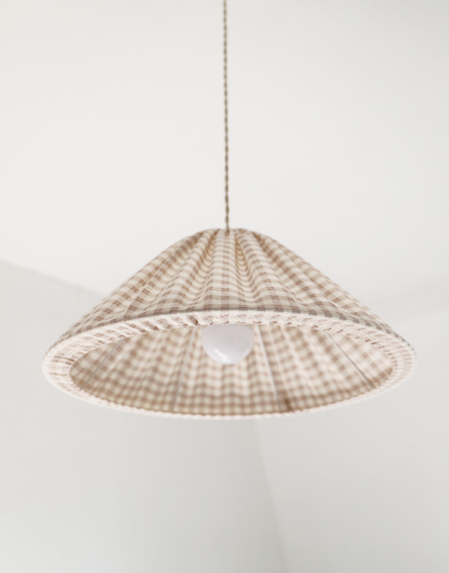 Suspension conique vichy Malala "petits carreaux"