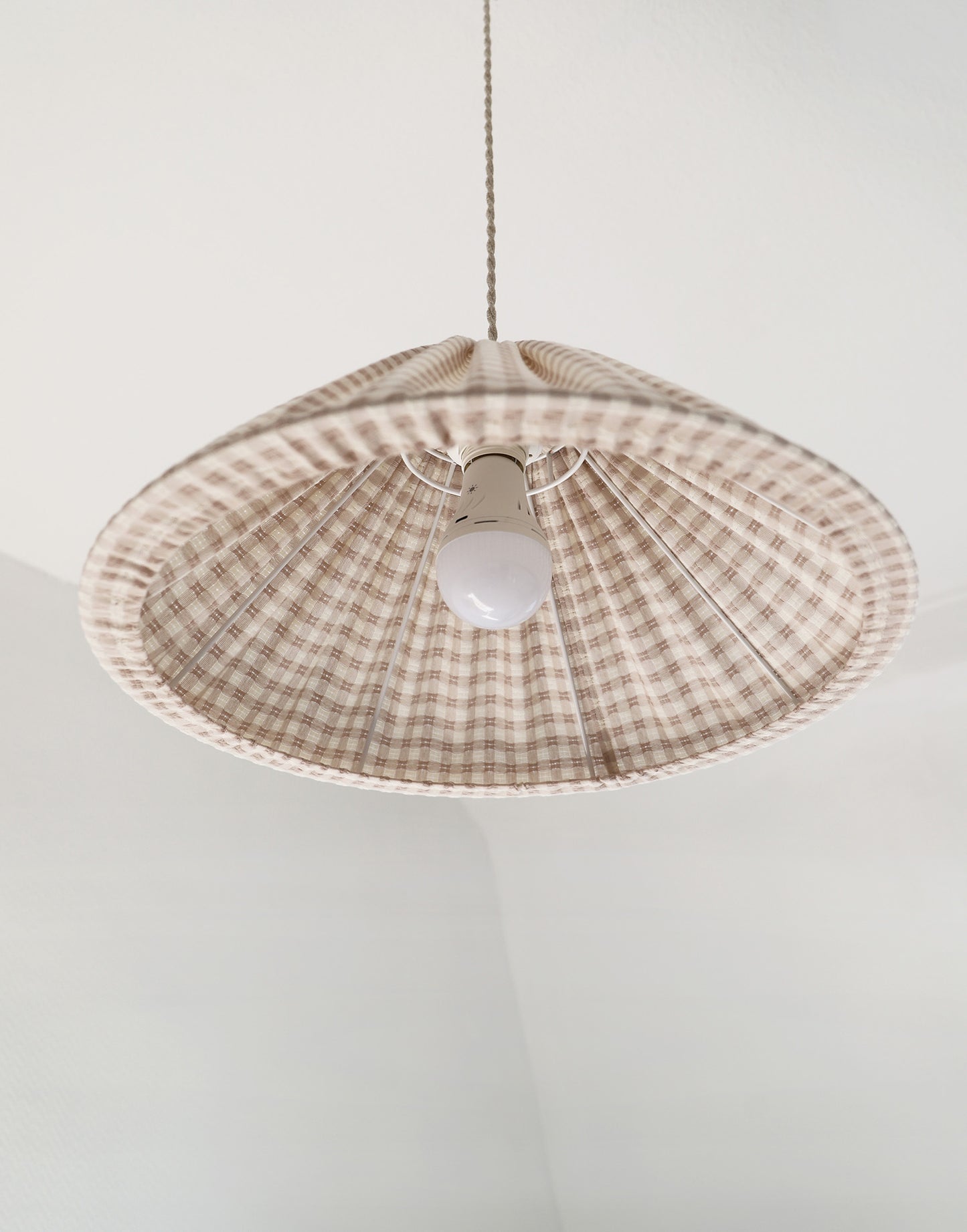 Suspension conique vichy Malala "petits carreaux"