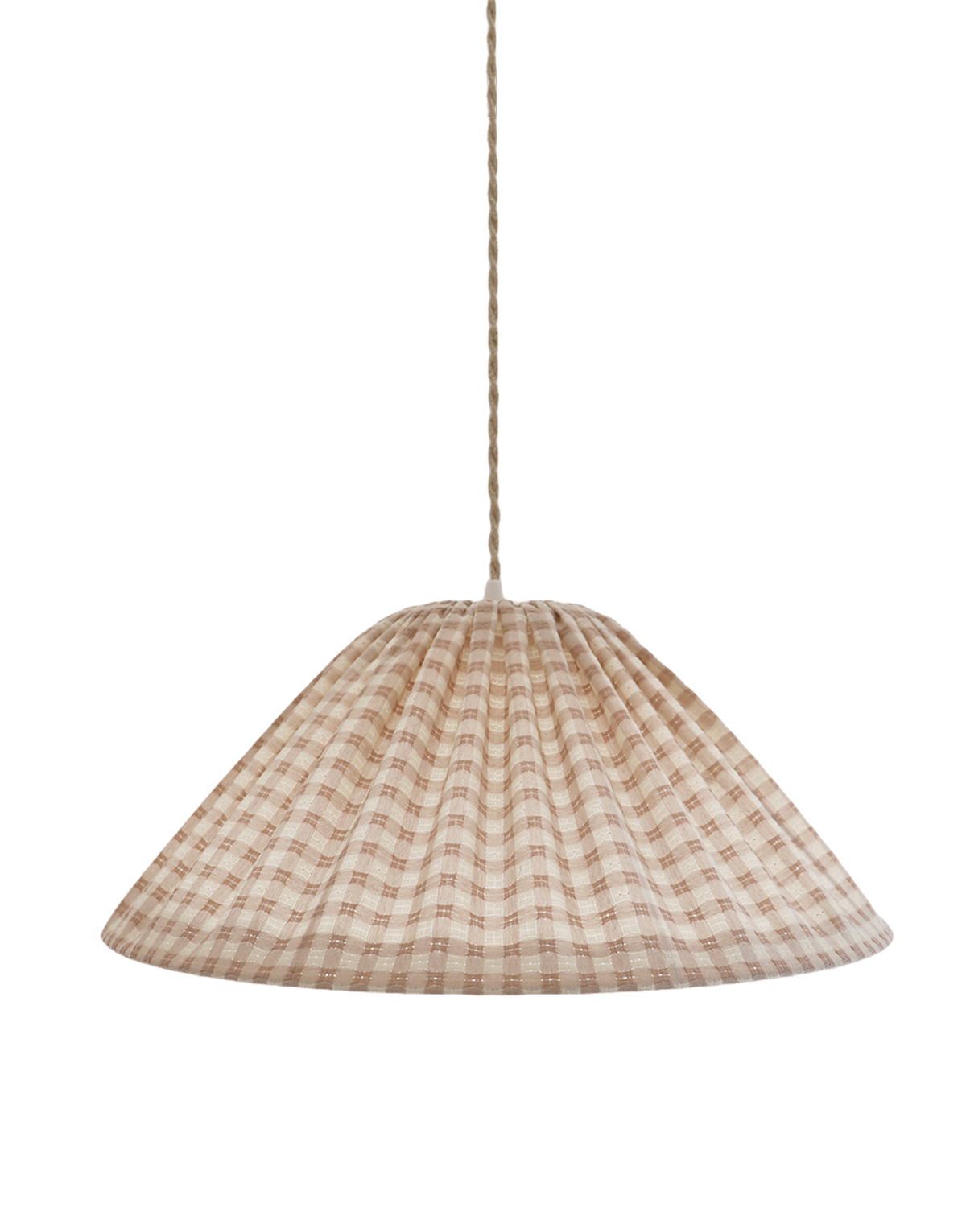 Suspension conique vichy Malala "petits carreaux"