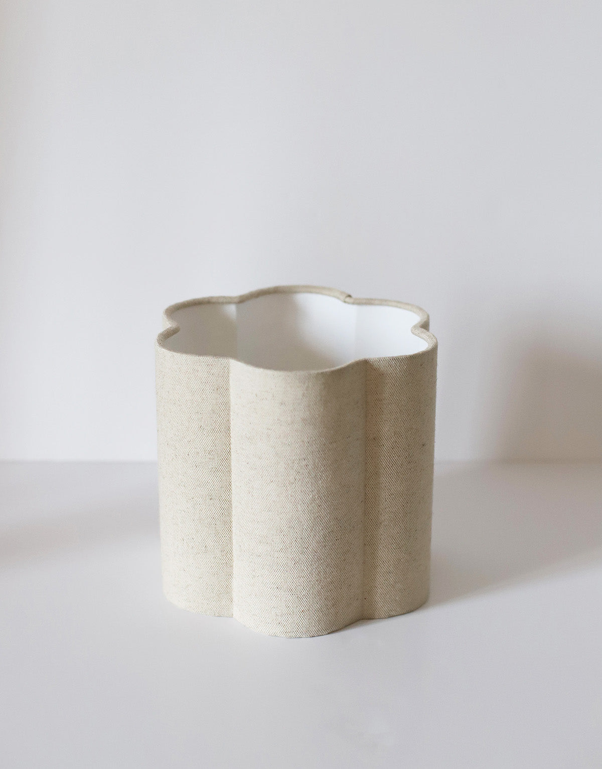 Abat-jour forme fleur uni Flora "classic"