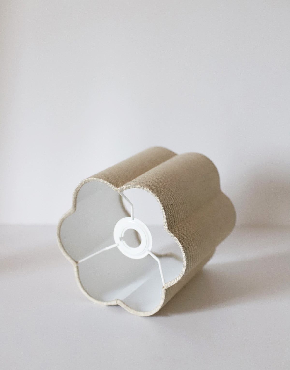 Abat-jour forme fleur uni Flora "classic"