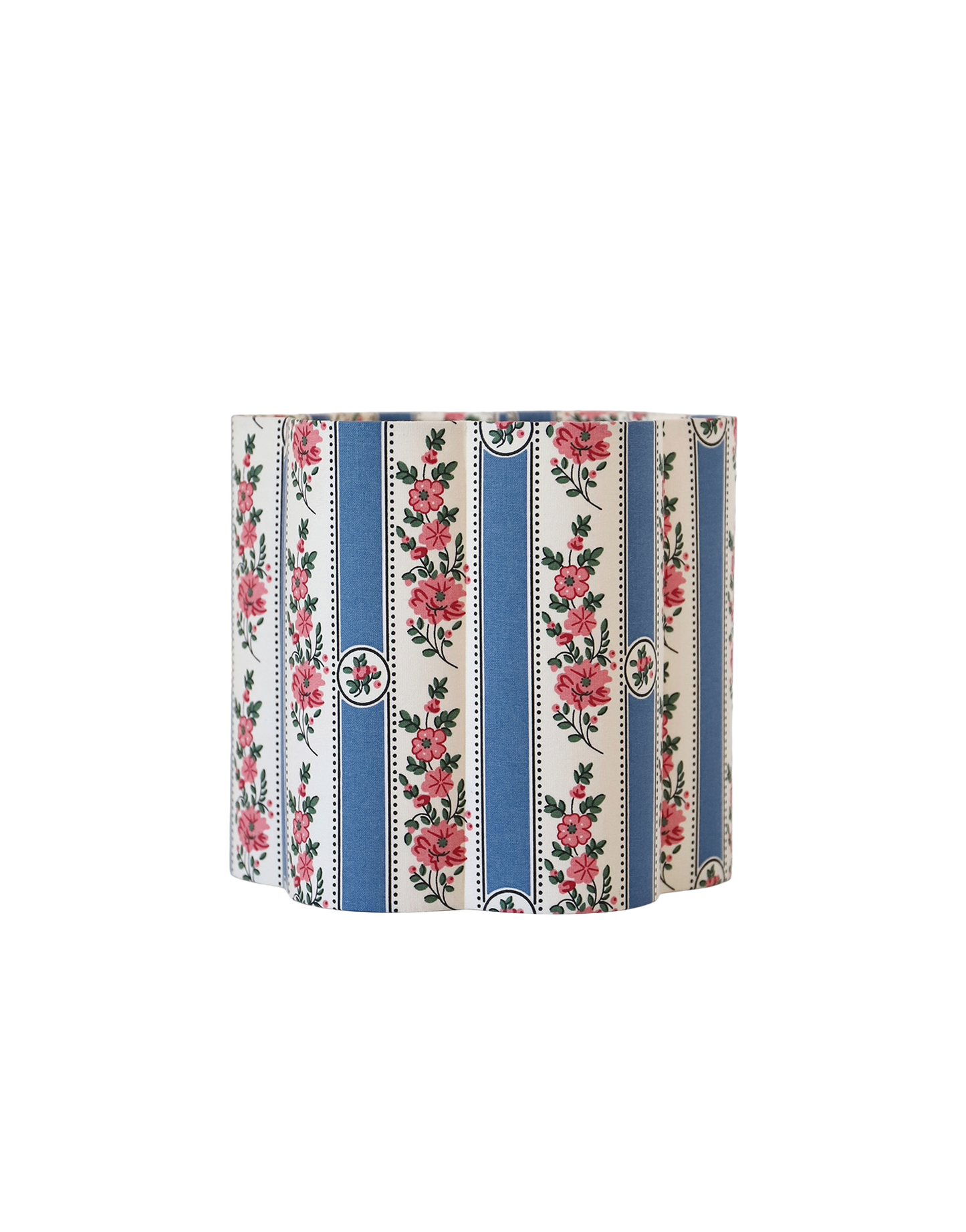Abat-jour forme fleur Flora "sobremonte bleu"