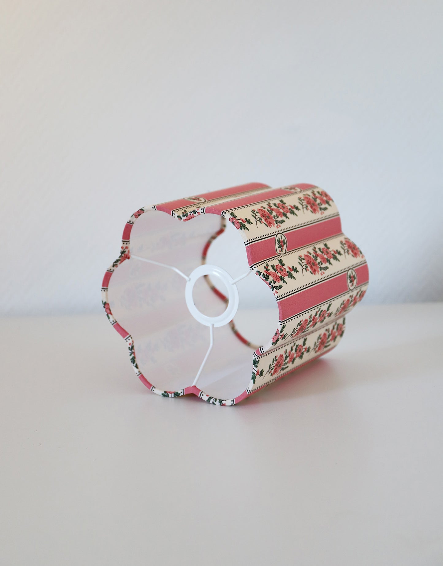 Abat-jour forme fleur Flora "sobremonte rose"