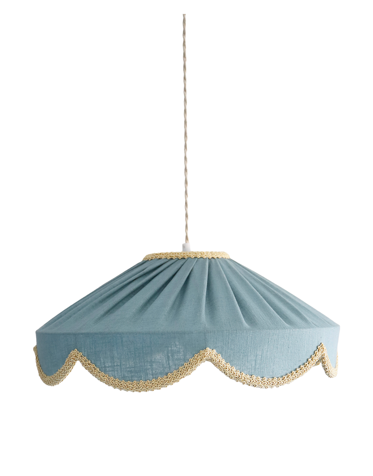 Suspension COSETTE — Lin Mineral bleu