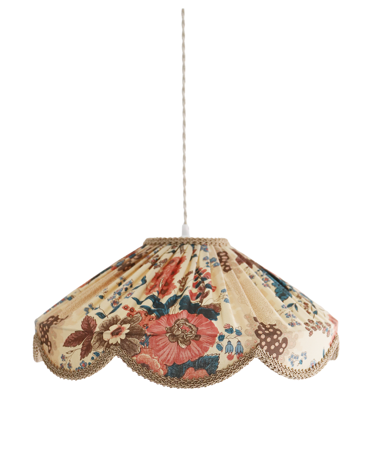 Suspension forme florale imprimée Cosette "Isabelle"