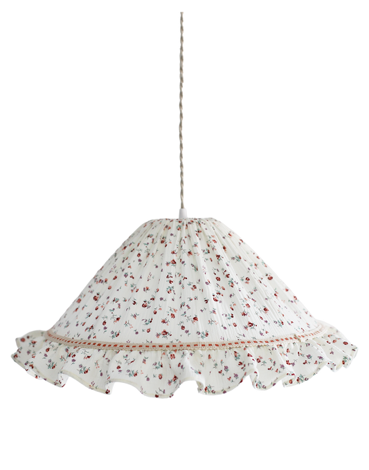Suspension conique avec volant Emilia "tiny flowers"