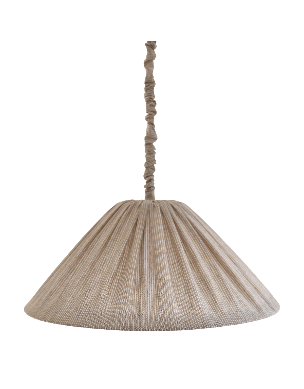 MALALA Pendant Light — Fine Grey Stripes