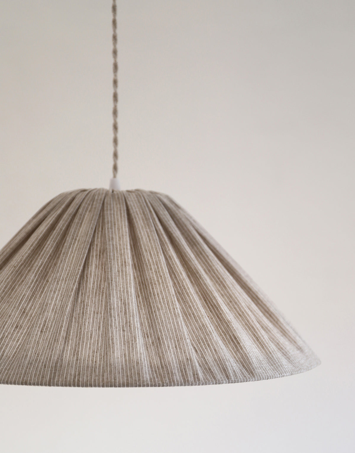 MALALA Pendant Light — Fine Grey Stripes