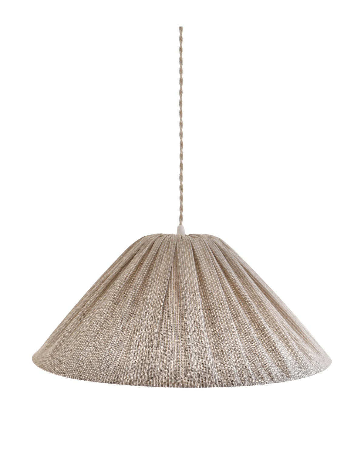 MALALA Pendant Light — Fine Grey Stripes