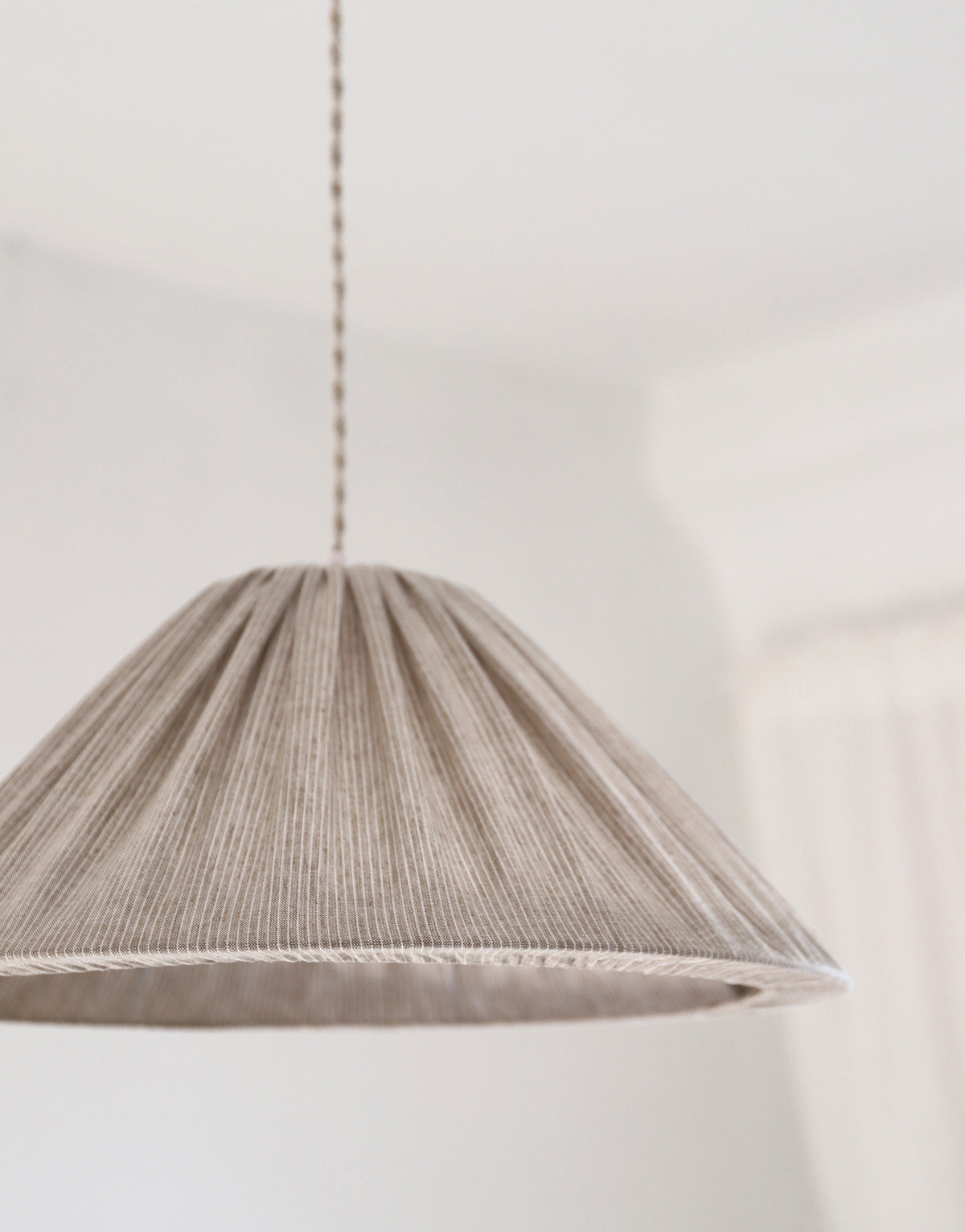 MALALA Pendant Light — Fine Grey Stripes