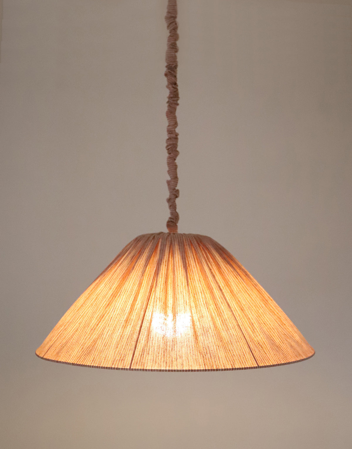 MALALA Pendant Light — Fine Grey Stripes