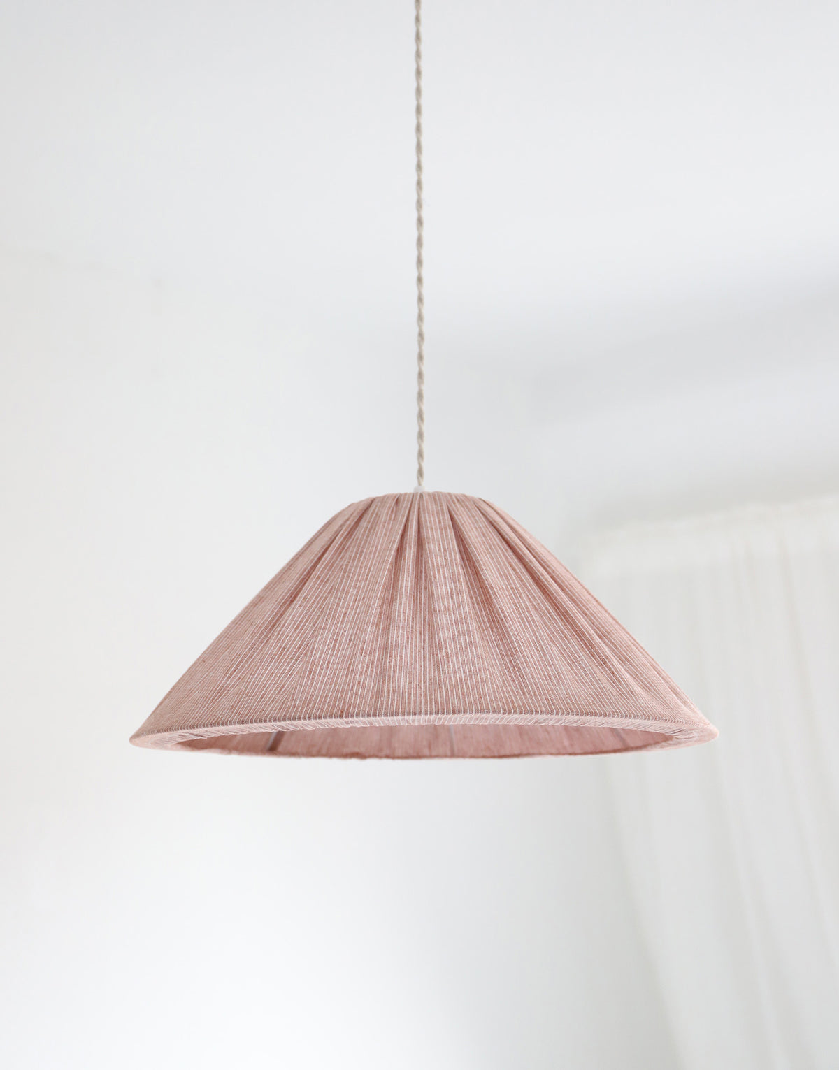 MALALA Pendant Light — Fine Grey Stripes