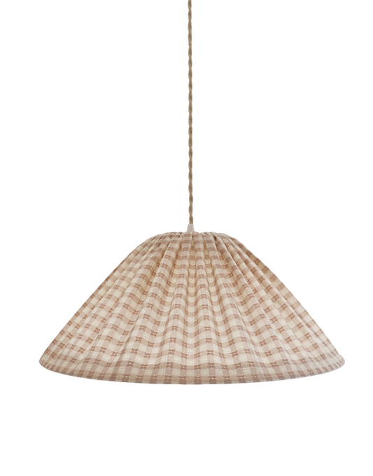 Suspension conique vichy Malala "petits carreaux"