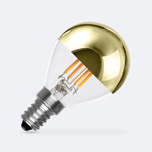 Ampoule à filament LED E14 Gold Reflect