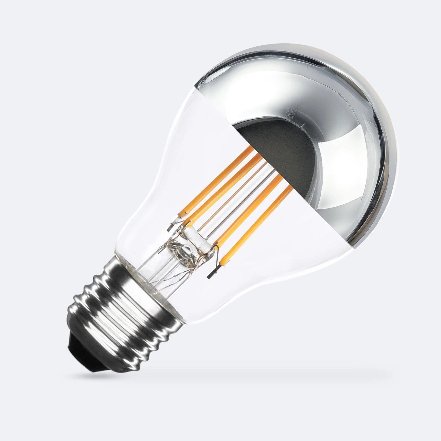 Ampoule Filament LED E27 Dimmable Chrome Reflect